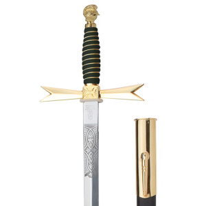 Logendegen schwarzer Griff