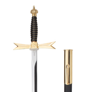 Logendegen schwarzer Griff