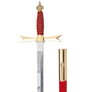Logendegen roter Griff
