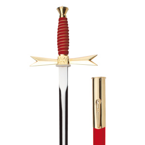 Logendegen roter Griff